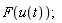 F(u(t));