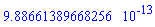 HFloat(9.886613896682558e-13)
