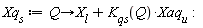 Xq__s := proc (Q) options operator, arrow; X__l+K__qs(Q)*Xaq__u end proc