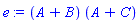 (A+B)*(A+C)