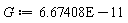 G := 0.667408e-10
