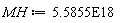 MH := 0.55855e19