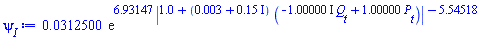 0.312500e-1*exp(6.93147*abs(1.0+(0.3e-2+.15*I)*(-(1.00000*I)*Q__t+1.00000*P__t))-5.54518)