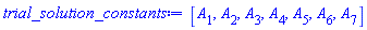 [A[1], A[2], A[3], A[4], A[5], A[6], A[7]]