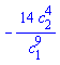 -14*c[2]^4/c[1]^9