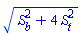 (S[b]^2+4*S[t]^2)^(1/2)