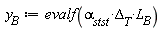 y[B] := evalf(alpha[stst]*Delta[T]*L[B])