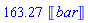 HFloat(163.2678527022268)*Units:-Unit(bar)
