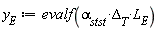 y[E] := evalf(alpha[stst]*Delta[T]*L[E])