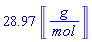 28.9651159*Units:-Unit(g/mol)