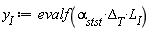 y[I] := evalf(alpha[stst]*Delta[T]*L[I])
