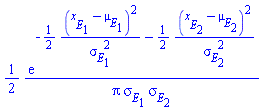 (1/2)*exp(-(1/2)*(x__E[1]-mu__E[1])^2/sigma__E[1]^2-(1/2)*(x__E[2]-mu__E[2])^2/sigma__E[2]^2)/(Pi*sigma__E[1]*sigma__E[2])