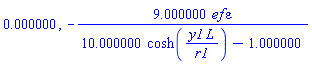 0., -9.*ef*epsilon/(10.*cosh(y1*L/r1)-1.)