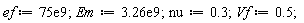 ef := 0.75e11;