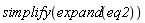 simplify(expand(eq2))