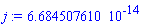 0.6684507610e-13