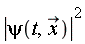 abs(psi(t, x_))^2