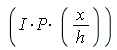 I*P*x/h