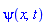psi(x, t)