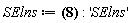 SElns := I*`&hbar;`*(diff(Ket(psi, t), t)); 'SElns'