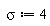 sigma := 4