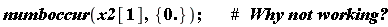 numboccur(x2[1], {0.})