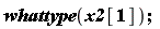 whattype(x2[1])
