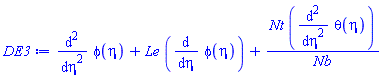 diff(diff(phi(eta), eta), eta)+Le*(diff(phi(eta), eta))+Nt*(diff(diff(theta(eta), eta), eta))/Nb