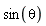 sin(theta)