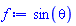 sin(theta)