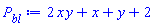 2*x*y+x+y+2