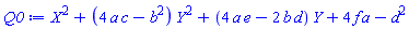 X^2+(4*a*c-b^2)*Y^2+(4*a*e-2*b*d)*Y+4*f*a-d^2