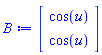 Vector(2, {(1) = cos(u), (2) = cos(u)})