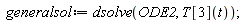 generalsol := dsolve(ODE2, T[3](t))