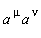 a[`~mu`]*a[`~nu`]