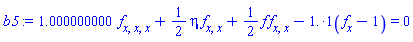 1.000000000*(diff(diff(diff(f(x), x), x), x))+(1/2)*eta*(diff(diff(f(x), x), x))+(1/2)*f(x)*(diff(diff(f(x), x), x))-1.*(1)(diff(f(x), x)-1) = 0