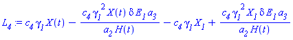 c__4*gamma__1*X(t)-c__4*gamma__1^2*X(t)*delta*E__1*a__3/(a__2*H(t))-c__4*gamma__1*X__1+c__4*gamma__1^2*X__1*delta*E__1*a__3/(a__2*H(t))