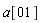 a[1]