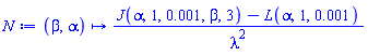 proc (beta, alpha) options operator, arrow; (J(alpha, 1, 0.1e-2, beta, 3)-L(alpha, 1, 0.1e-2))/lambda^2 end proc