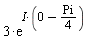 3*exp(I*(0-(1/4)*Pi))