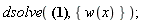 dsolve((1/2)*(diff(w(x), x))^2+(1/8)*w(x)^4-(1/2)*c*w(x)^2-g = 0, {w(x)})
