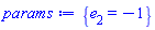 {e[2] = -1}