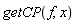 getCP(f, x)