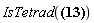 Physics:-Tetrads:-IsTetrad(Matrix(%id = 18446744078555815798))
