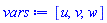 [u, v, w]