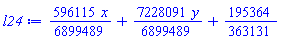 (596115/6899489)*x+(7228091/6899489)*y+195364/363131
