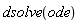 dsolve(ode)