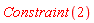 2*Constraint