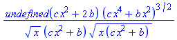 undefined*(c*x^2+2*b)*(c*x^4+b*x^2)^(3/2)/(x^(1/2)*(c*x^2+b)*(x*(c*x^2+b))^(1/2))