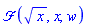 fourier(x^(1/2), x, w)